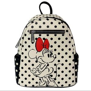 Loungefly Minnie Mouse Polka Dot Mini Backpack